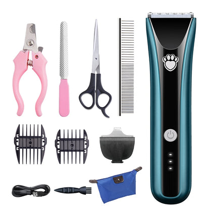 Rechargeable Electric Pet Hair Trimmer Set