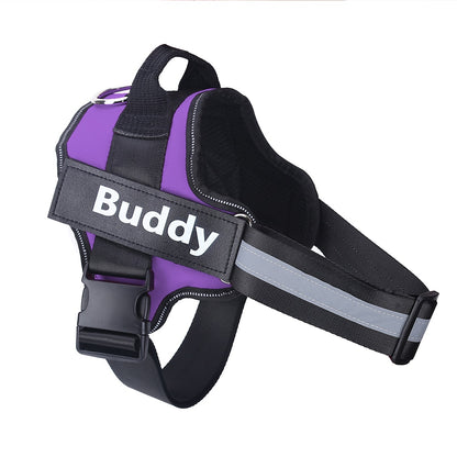 Reflective, Dog Harness with Name Patch