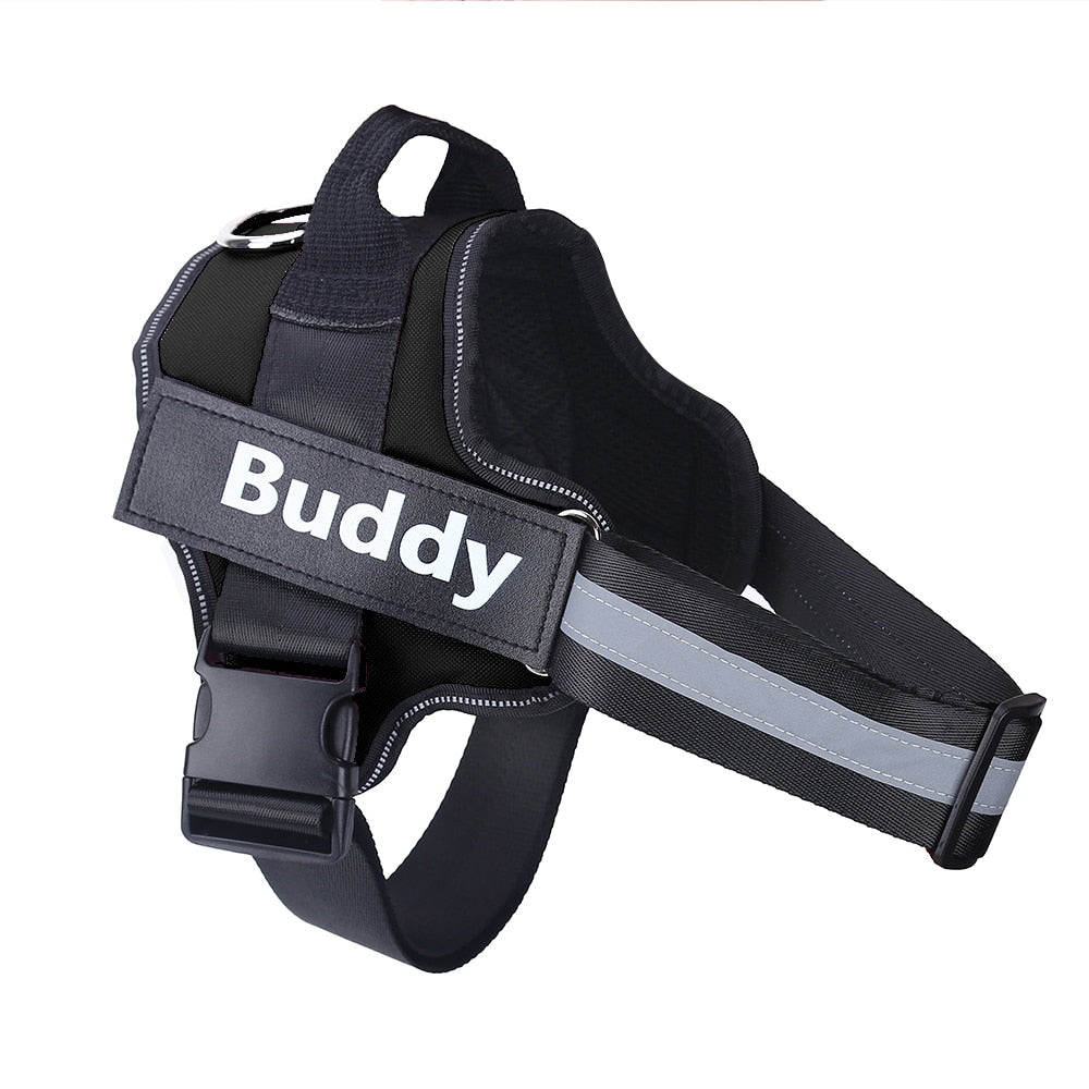 Reflective, Dog Harness with Name Patch