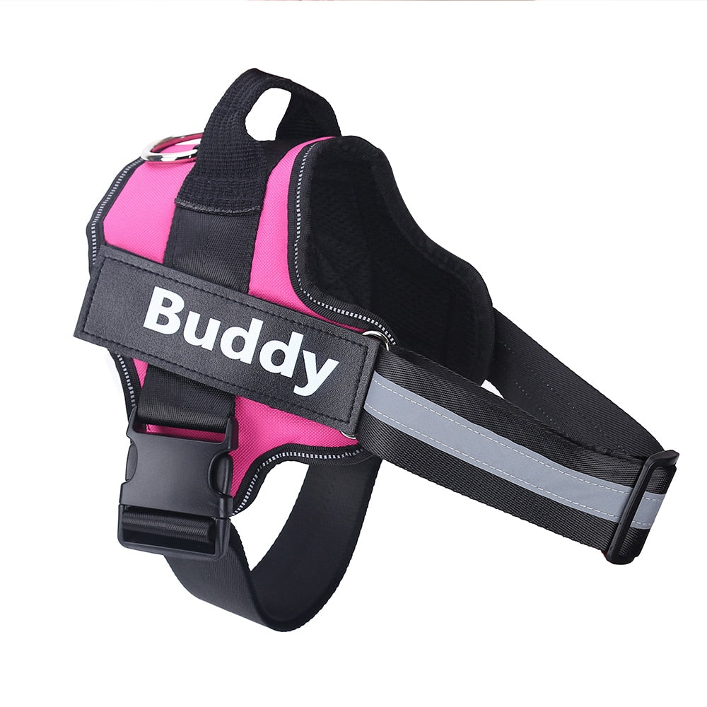 Reflective, Dog Harness with Name Patch