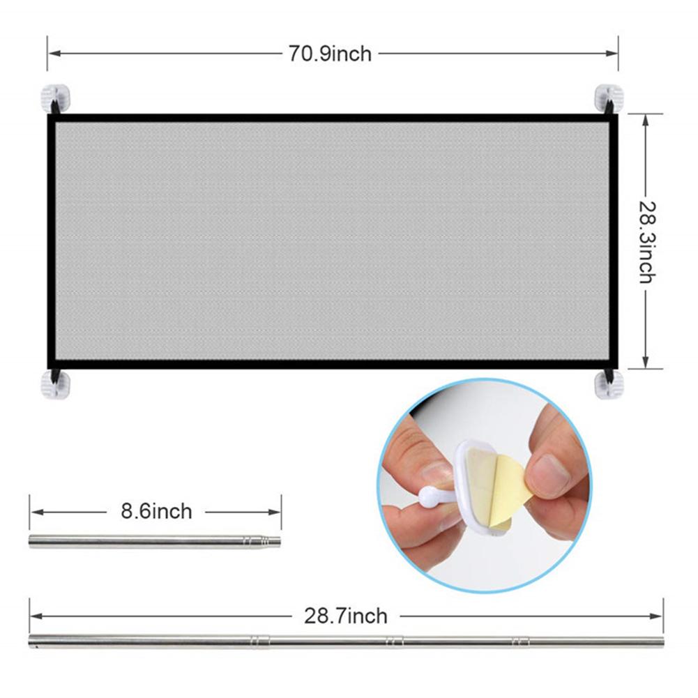 Portable, Folding, Mesh Dog Barrier