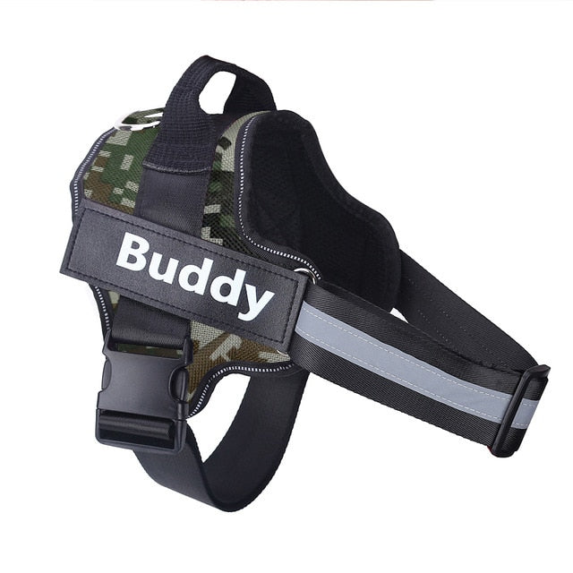 Reflective, Dog Harness with Name Patch