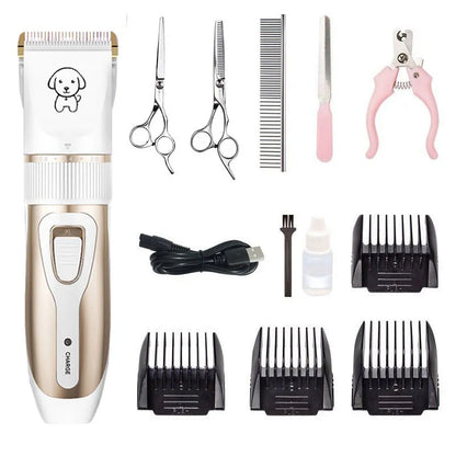 Rechargeable Dog Clipper and Grooming  Set