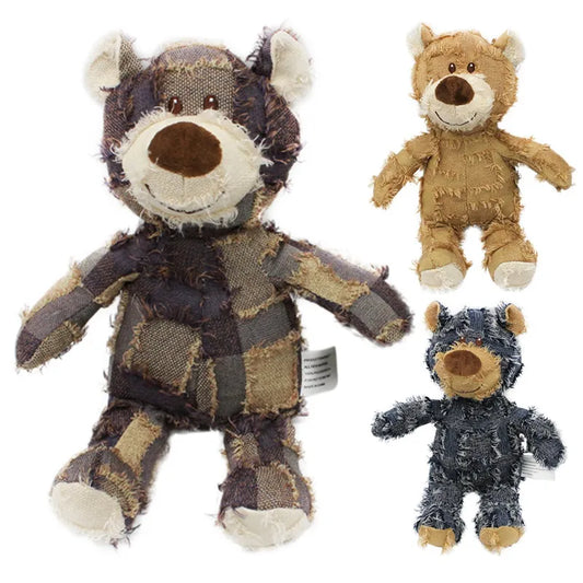 Cute, Squeaking , Stuffed Toy Bear For Puppies and Cats.