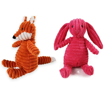 Plush Animal Chewing Toy, Wear-resistant, Squeak