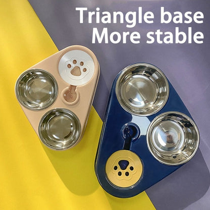 Dog/Cat Feeder, Stainless Steel Bowls