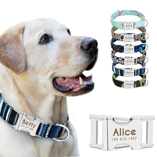 Personalized Dog Collar, Engrave Name