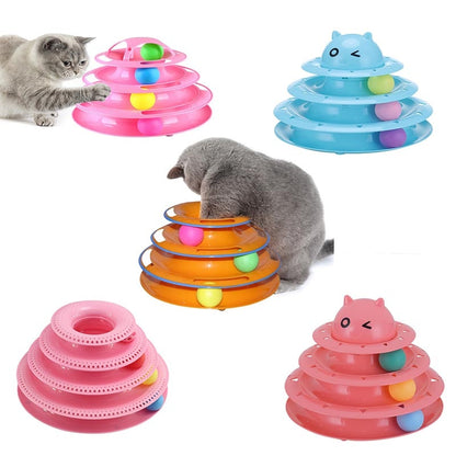 Cat Crazy Ball Toy for IQ Training