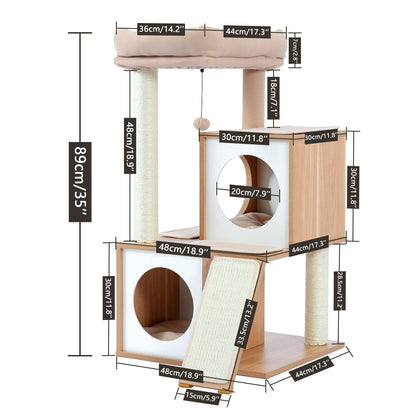 Cat Scratching Condo Play House