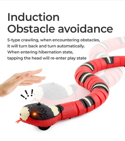 Interactive Smart Sensing Snake Cat Toy