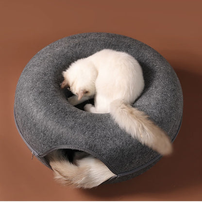 Cat Tunnel/bed, Interactive Play Toy