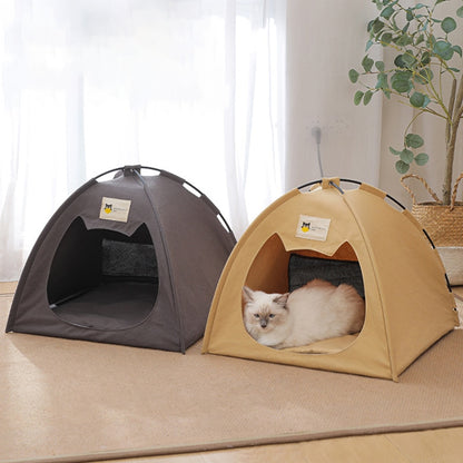 Portable Cat Tent  With Mat