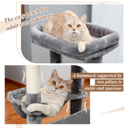 Multi-Level, Cat Scratching Post with Perch