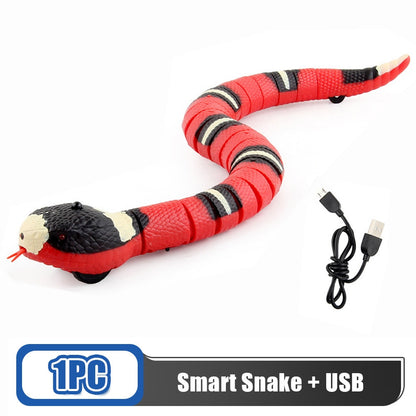 Interactive Smart Sensing Snake Cat Toy