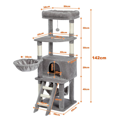 Multi-Level, Cat Scratching Post with Perch